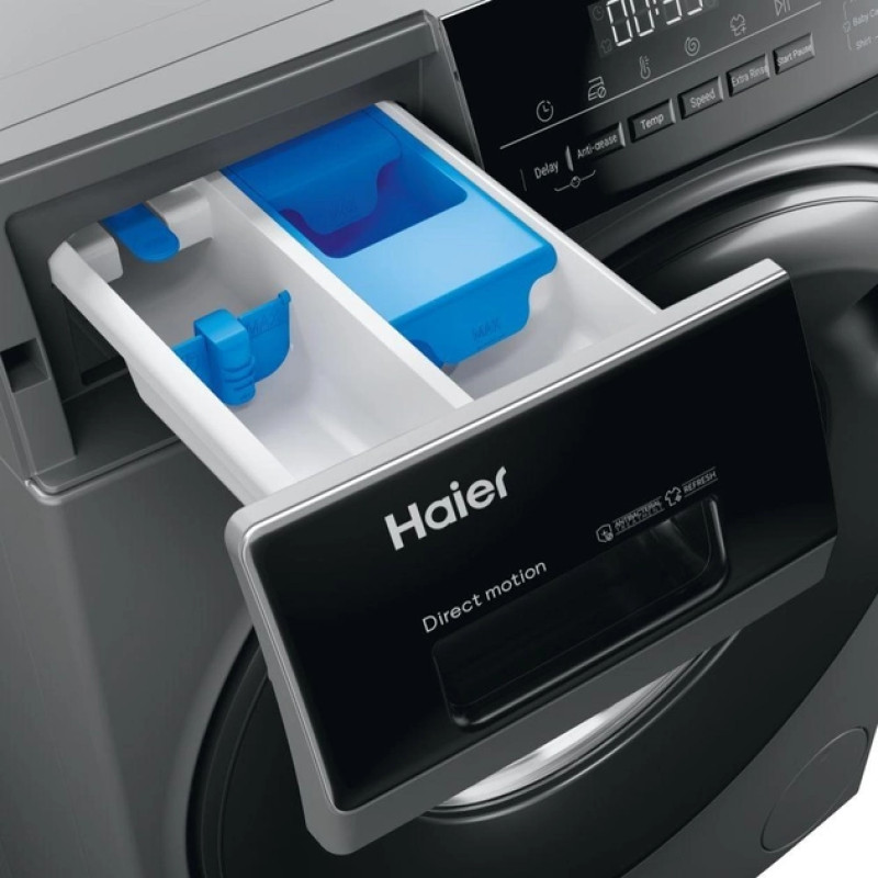Пральна машина Haier HW80-B14939-S8 графіт (8 кг, прямий привід)