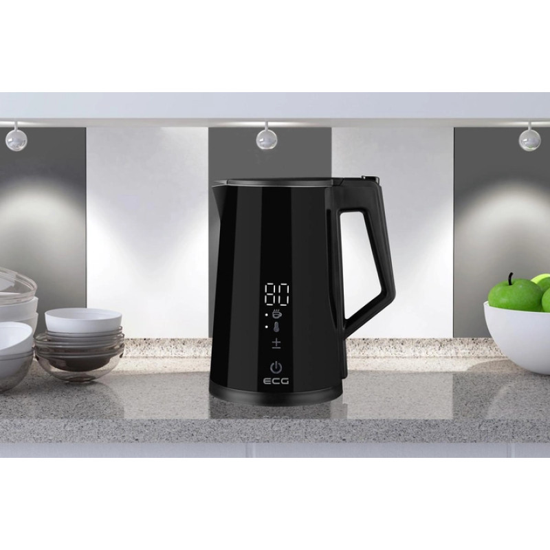 Чайник ECG RK 1893 Digitouch Black