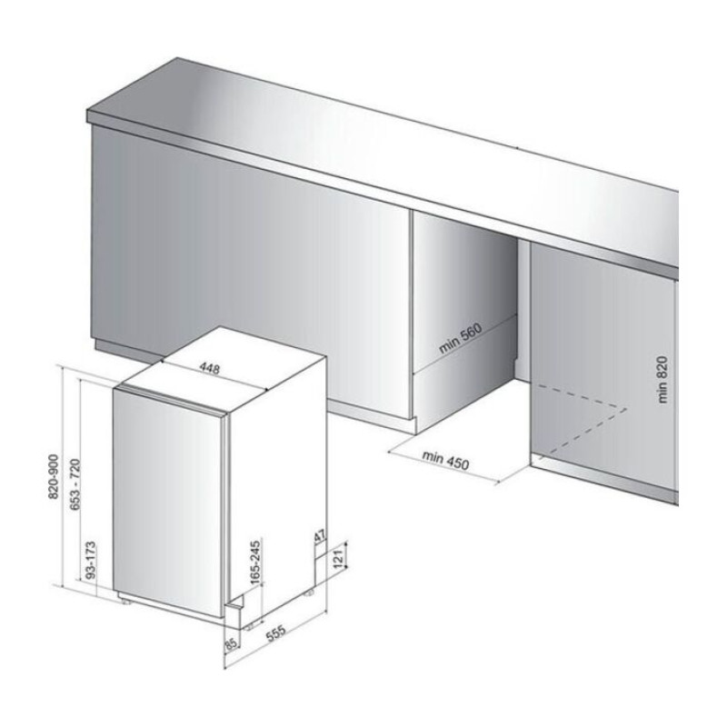 Посудомийна машина Hotpoint-Ariston HSIC 3T127 C