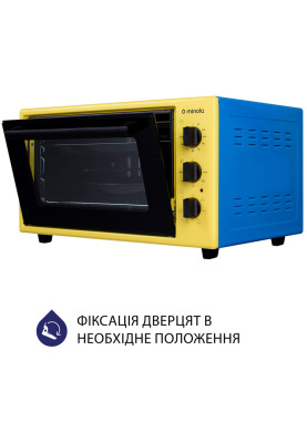 Духовка Minola FOET 3714 UA (жовто-блакитна)