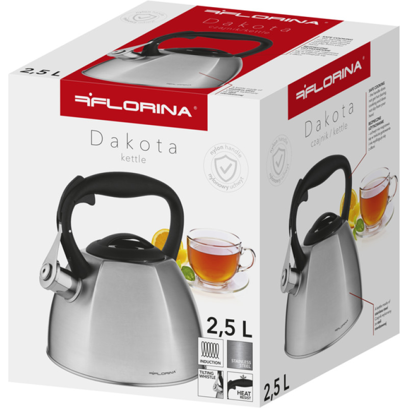 Чайник з свистком FLORINA 5C0223 DAKOTA (2,5л)