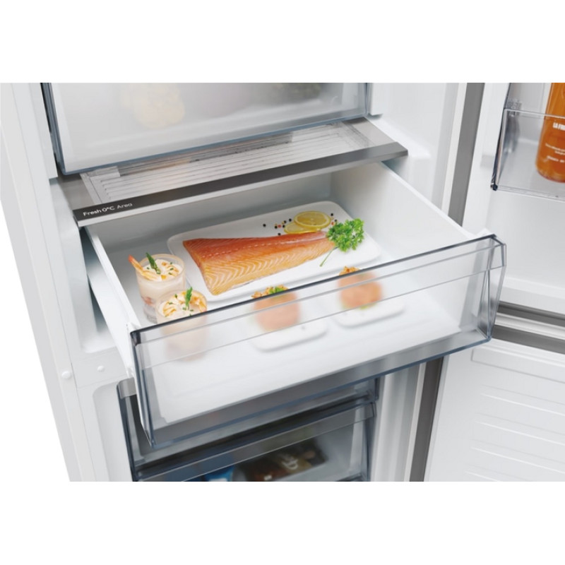 Холодильник Candy CNCQ2T620EX (No-Frost, 2.05 м,нержавійка)