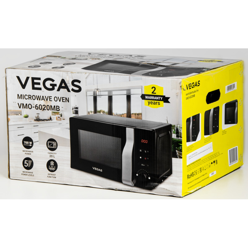 Мікрохвильова піч Vegas VMO-6020MB