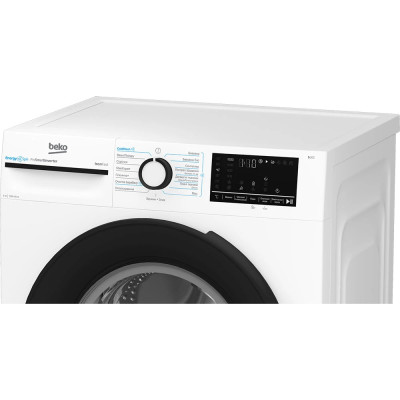 Пральна машина Beko BM3WFSU47235WB (7 кг, інвертор, пар, чорн.люк)