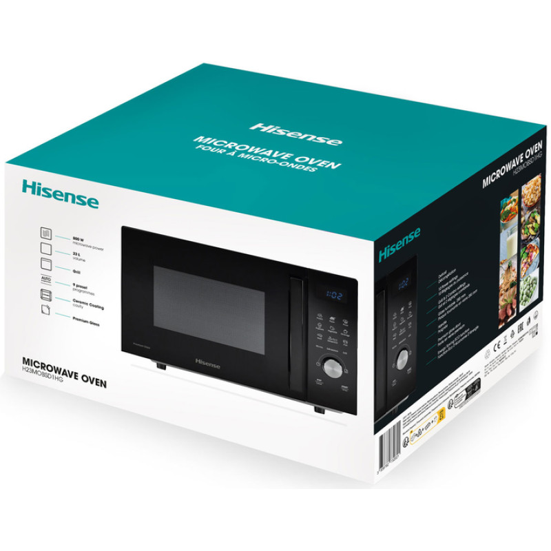 Мікрохвильова піч Hisense H23MOBSD1HG