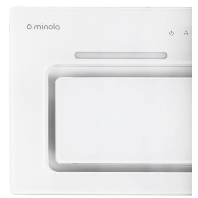 Витяжка Minola HBI 6673 WH GLASS 1000 LED Line (повновбудована)
