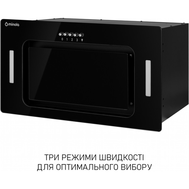 Витяжка Minola BGK 5877 BL 1200 LED (повновбудована)