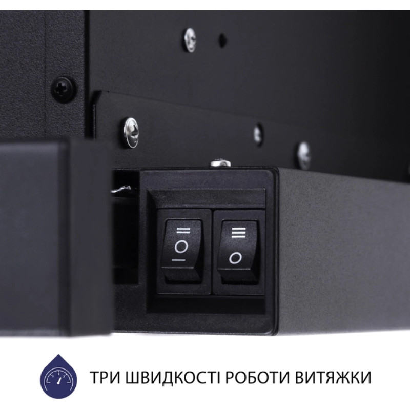 Витяжка Minola HTL 6714 BL 1100 LED (телескопічна)