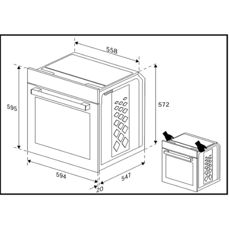 Духова шафа Beko BBIR17300BCS