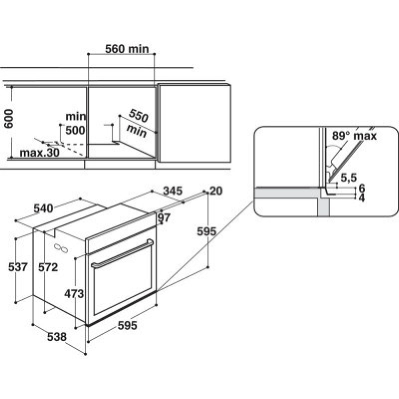 Духова шафа Whirlpool AKZ9 6220 WH