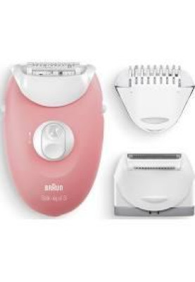 Епілятор Braun SE3274+3насадкі, швидкостей: 2,пінцетів: 20.Пальчики SoftLift. Бритвене насадка. Насадка