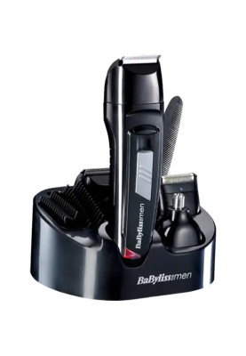 Стрижка трімер 8 в 1 BABYLISS/30 minute/Un nivel/5 pozitii (3, 6, 9, 12 si 15mm)/4 nivele/3-5-7-10mm/