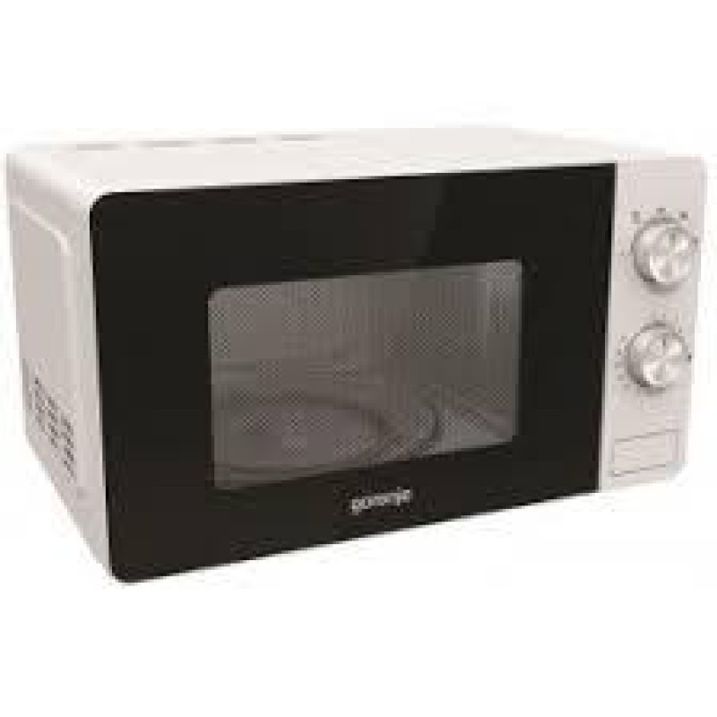 Мікрохвильова піч GORENJE MO17E1W, 17 л, 700 Вт, чорно-біла