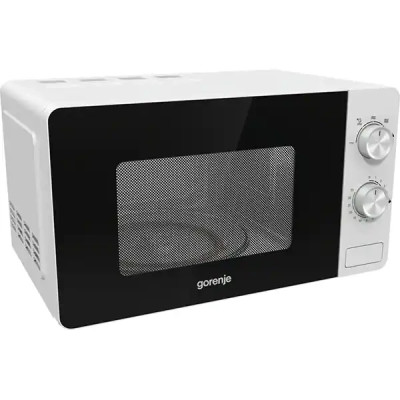 Мікрохвильова піч GORENJE MO17E1W, 17 л, 700 Вт, чорно-біла