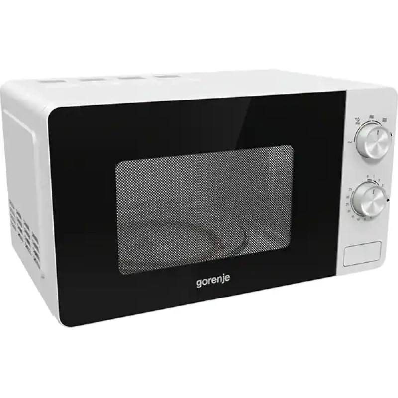 Мікрохвильова піч GORENJE MO17E1W, 17 л, 700 Вт, чорно-біла