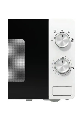 Мікрохвильова піч GORENJE MO17E1W, 17 л, 700 Вт, чорно-біла
