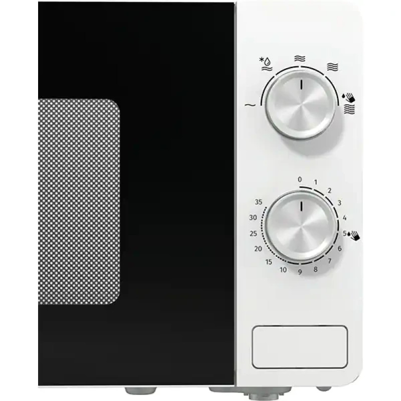 Мікрохвильова піч GORENJE MO17E1W, 17 л, 700 Вт, чорно-біла