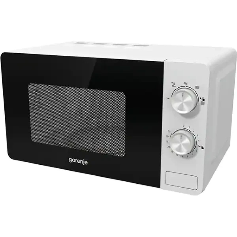 Мікрохвильова піч GORENJE MO17E1W, 17 л, 700 Вт, чорно-біла