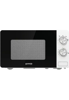 Мікрохвильова піч GORENJE MO17E1W, 17 л, 700 Вт, чорно-біла