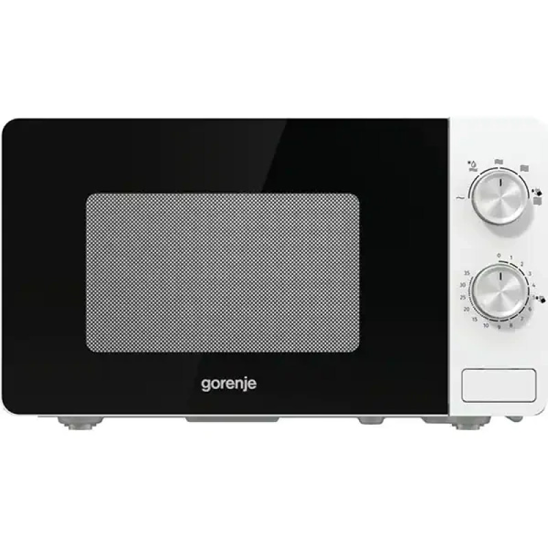 Мікрохвильова піч GORENJE MO17E1W, 17 л, 700 Вт, чорно-біла