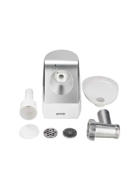 М'ясорубка GORENJE MG1600W, 1,9 кг/хв, 1500 Вт, сріблясто-біла