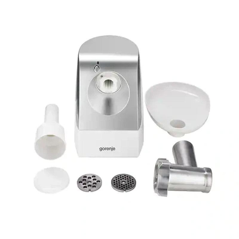 М'ясорубка GORENJE MG1600W, 1,9 кг/хв, 1500 Вт, сріблясто-біла