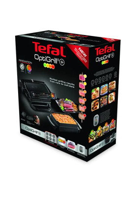 Гриль-барбекю Tefal GC714834 OptiGrill +• потужність: 2000 Вт • розмір поверхні: 30х20 див.