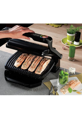 Гриль-барбекю Tefal GC714834 OptiGrill +• потужність: 2000 Вт • розмір поверхні: 30х20 див.