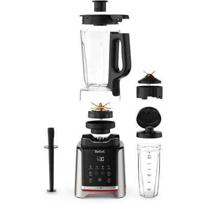 Блендер TEFAL InfinyMix+ BL91HD31, 1.75л, 1600Вт, 1 шестерня, сріблясто-чорний