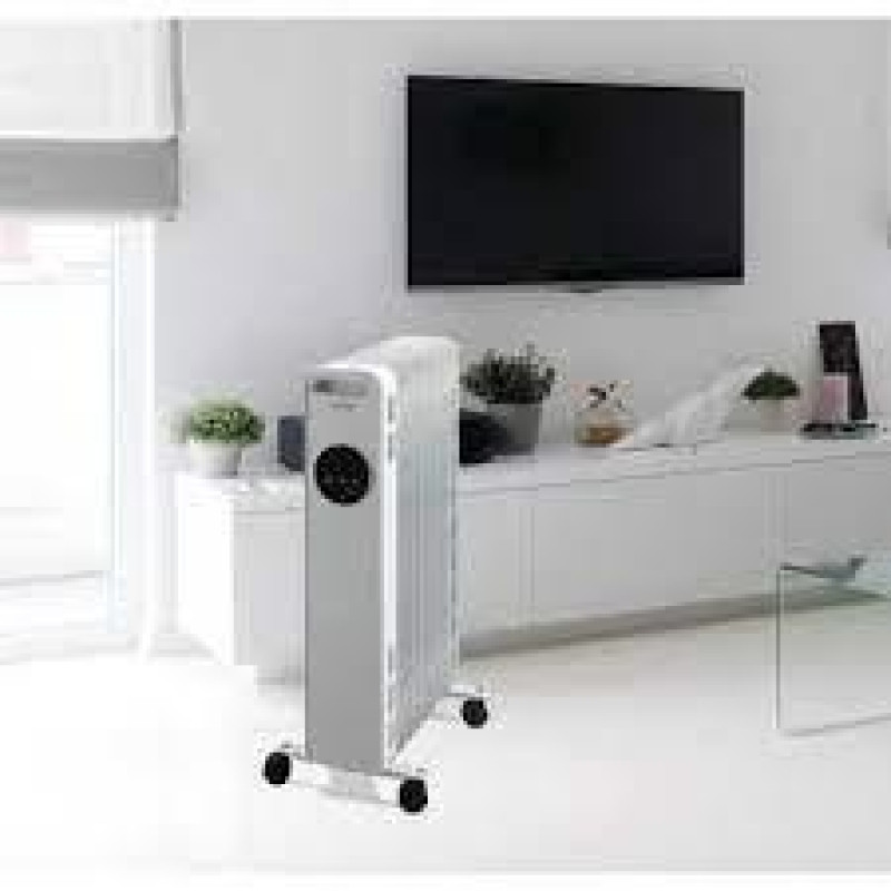 Масляний обігрівач Gorenje OR2000E 9 с-цій/2000/1200/800 Вт/20м/пульт ДУ/функція ECO/білий/