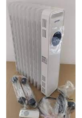 Масляний обігрівач Gorenje OR2000E 9 с-цій/2000/1200/800 Вт/20м/пульт ДУ/функція ECO/білий/