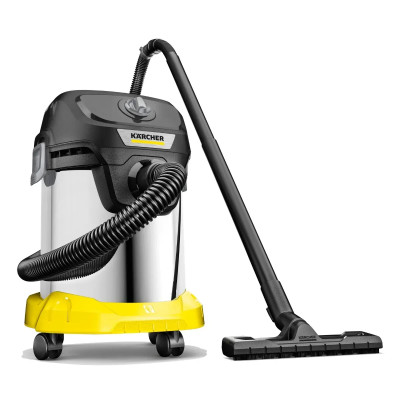 Пилосос вологого / сухого прибирання Karcher WD 3 S V-17/4/20, 1000W, ємність з нержавіючої сталі 17 л,