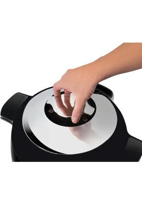 Мультиварка TEFAL Cook4Me+ Connect CY855830, 6л, 1600Вт, 6 програм, чорно-срібляста