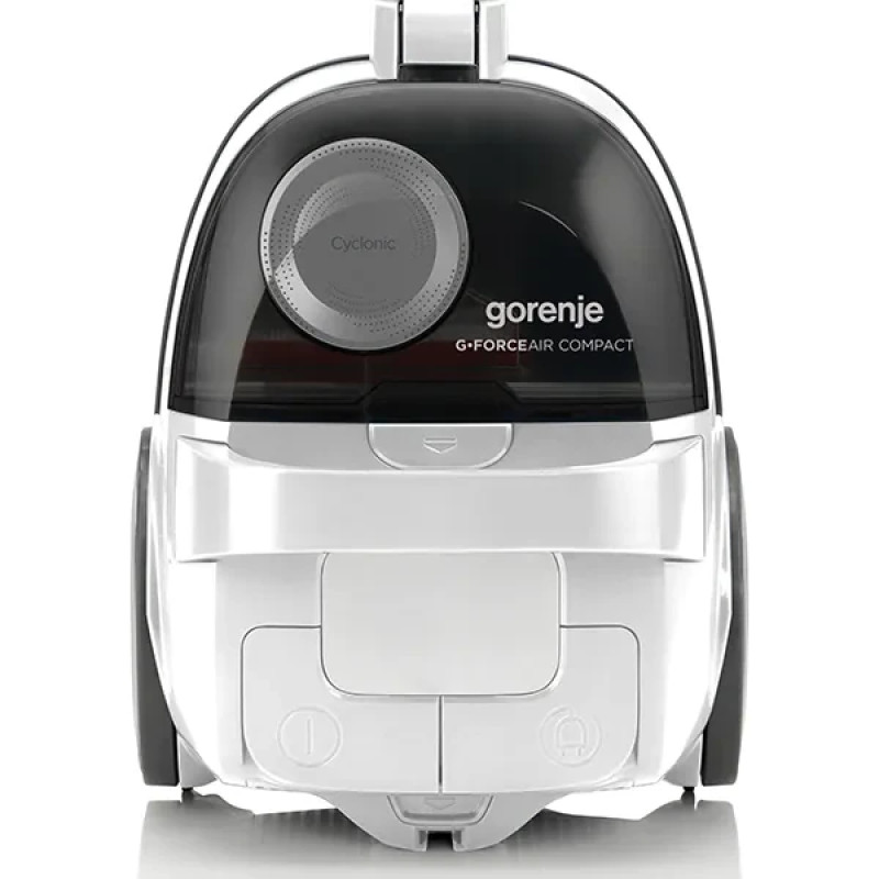Пилосос без мішка Gorenje VCEA01GACWCY, 800 Вт, 2,2 л, кабель 5 м, Білий