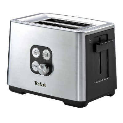 Тостер Tefal TT420D30 Equinox, 900W, Функція розморожування та підігріву, 7 рівнів, Нержавіюча сталь/