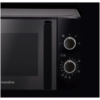 Мікрохвильова піч Mandine MMO20BM20, 700 Вт, 20 літрів, чорний