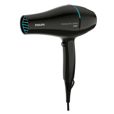 Фен для волосся Philips DryCare BHD272/00,AC/ 2100 Вт, концентратор, 6 режимів швидкості/нагрівання, чорний