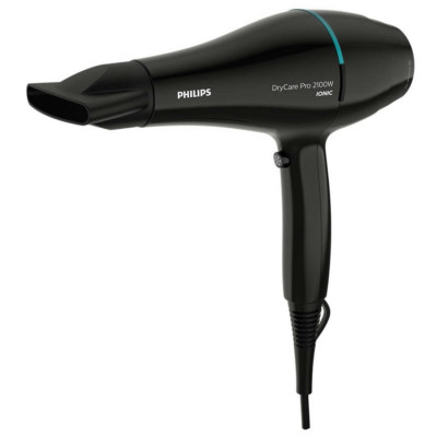 Фен для волосся Philips DryCare BHD272/00,AC/ 2100 Вт, концентратор, 6 режимів швидкості/нагрівання, чорний