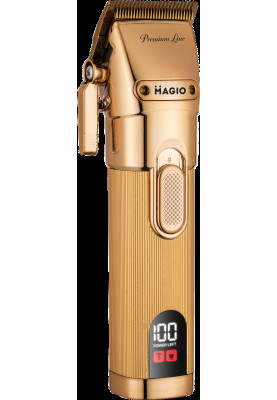 Машинка для стрижки MAGIO MG-587 5Вт, літієвий акум., леза з титан. покр., 4 насадки, 2 швидкості