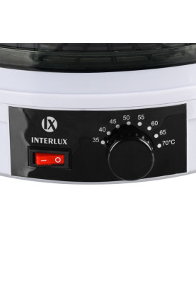 Сушка для овочів і фруктів INTERLUX ILFD-4450MH 245Вт 35-70гр/5 лот/термостат/