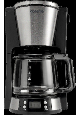 Кавоварка Gorenje CM15BK 1,5 л, 1000 Вт, Чорна