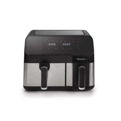 Подвійна фритюрниця HISENSE HAF2900D , 8,6 л, 1700 Вт, чорно-срібляста