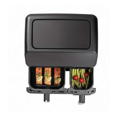 Подвійна фритюрниця HISENSE HAF2900D , 8,6 л, 1700 Вт, чорно-срібляста