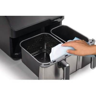 Подвійна фритюрниця HISENSE HAF2900D , 8,6 л, 1700 Вт, чорно-срібляста