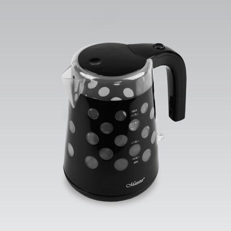 Maestro Ел.Чайник 2000 Вт. дисковий, 1,7 L підсв./Black