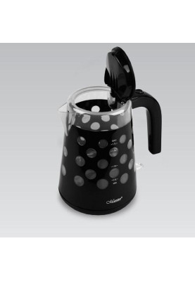 Maestro Ел.Чайник 2000 Вт. дисковий, 1,7 L підсв./Black