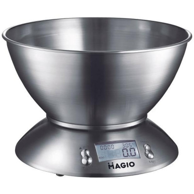 Вага MAGIO кухонна MG-695 5кг, електронна, нерж., РК-дисплей