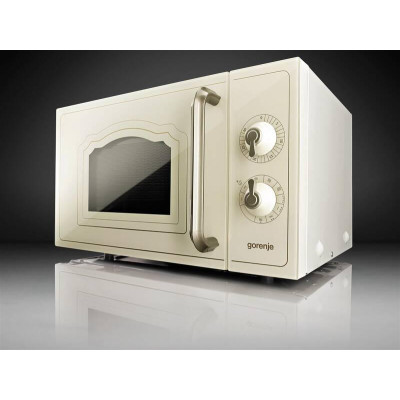 Мікрохвильова піч з грилем GORENJE MO4250CLI, 20л, 700Вт, бежевий