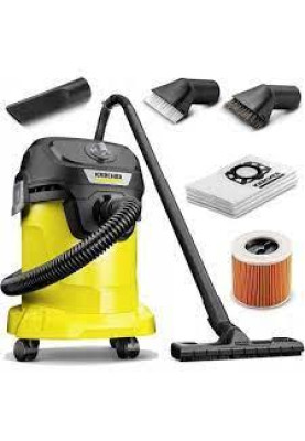 Пилосос вологого / сухого прибирання Karcher KWD 3 , 1000W, і 17 л,+ НАБІР ЩІТОК EU