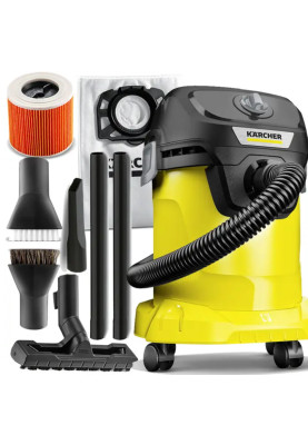 Пилосос вологого / сухого прибирання Karcher KWD 3 , 1000W, і 17 л,+ НАБІР ЩІТОК EU